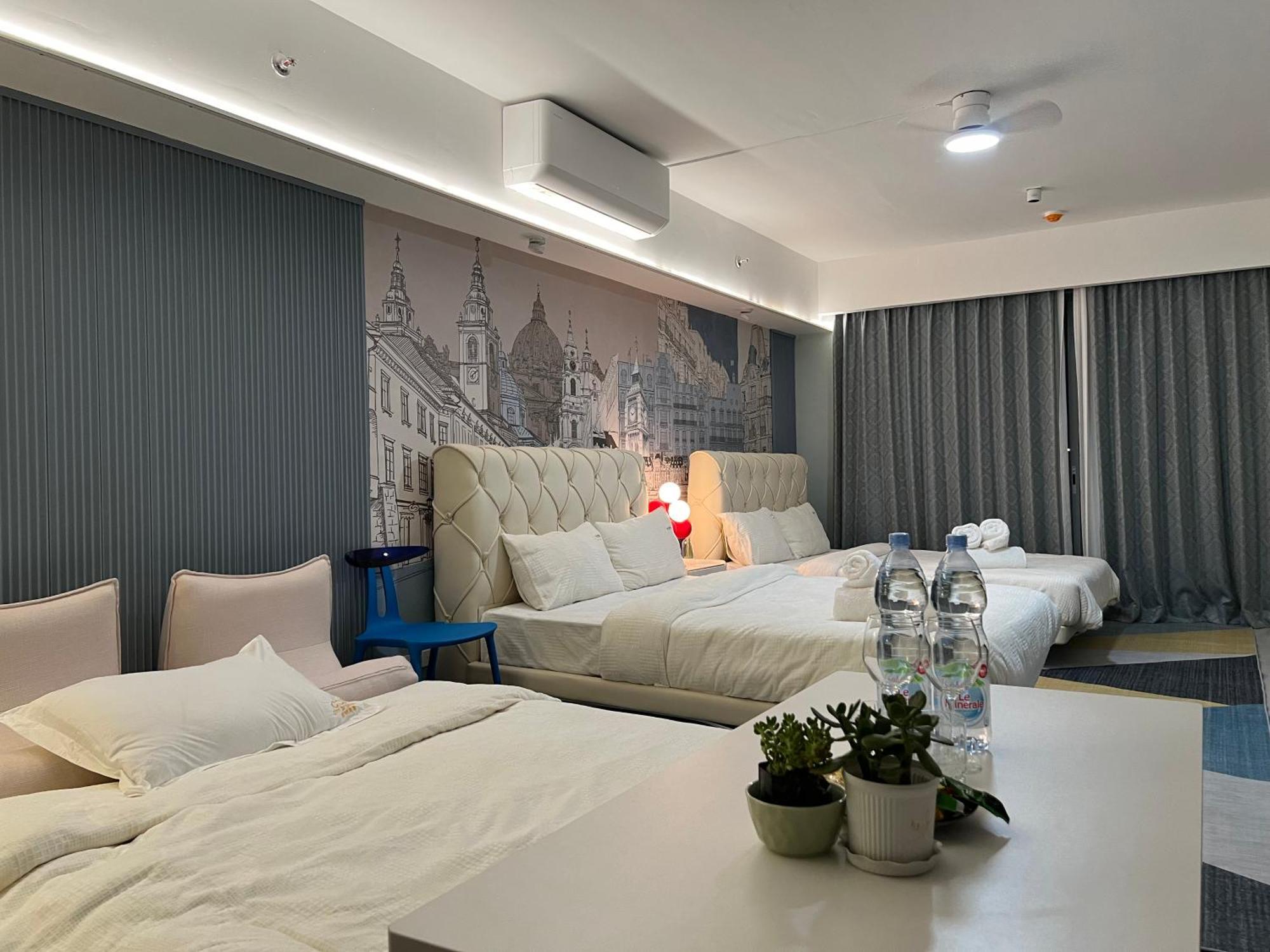 Luxurious European Style Penthouse Modern Apart Ment Cross City Of Dreams Okada Solaire Moa Airport 마닐라 외부 사진